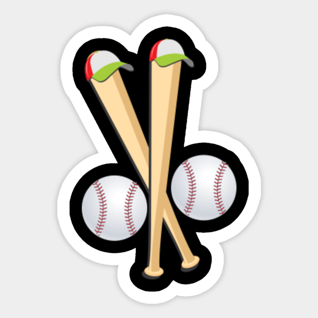 Baseball Bats With Balls Baseball Bat And Balls Sticker Teepublic Au 